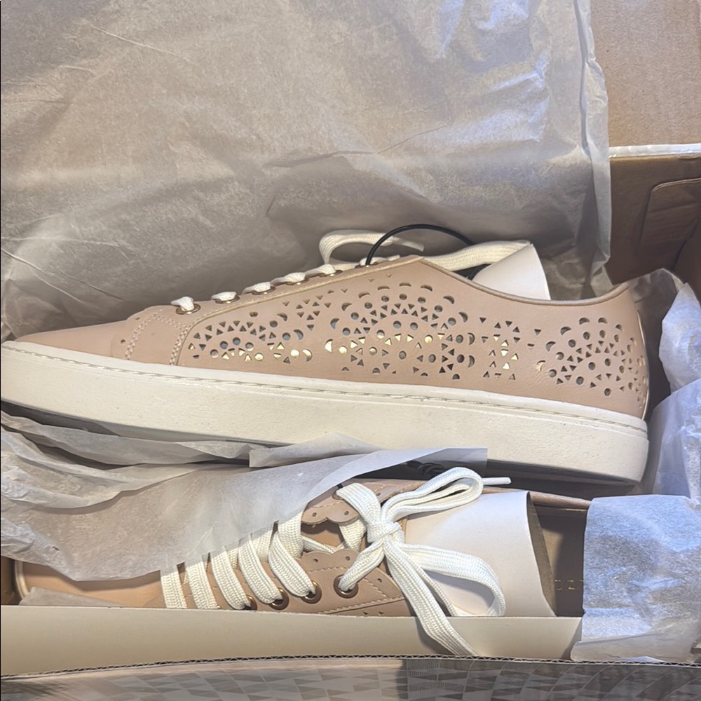 Liz Claiborne Blush and White Sneakers